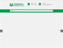 Tablet Screenshot of goodhill.com